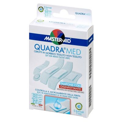 Verpackung Master Aid QUADRA®MED Wundpflaster (5 Formate)
