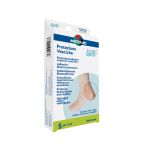 Verpackung der Blasenpflaster mit Abbildung des Pflasters an der Ferse